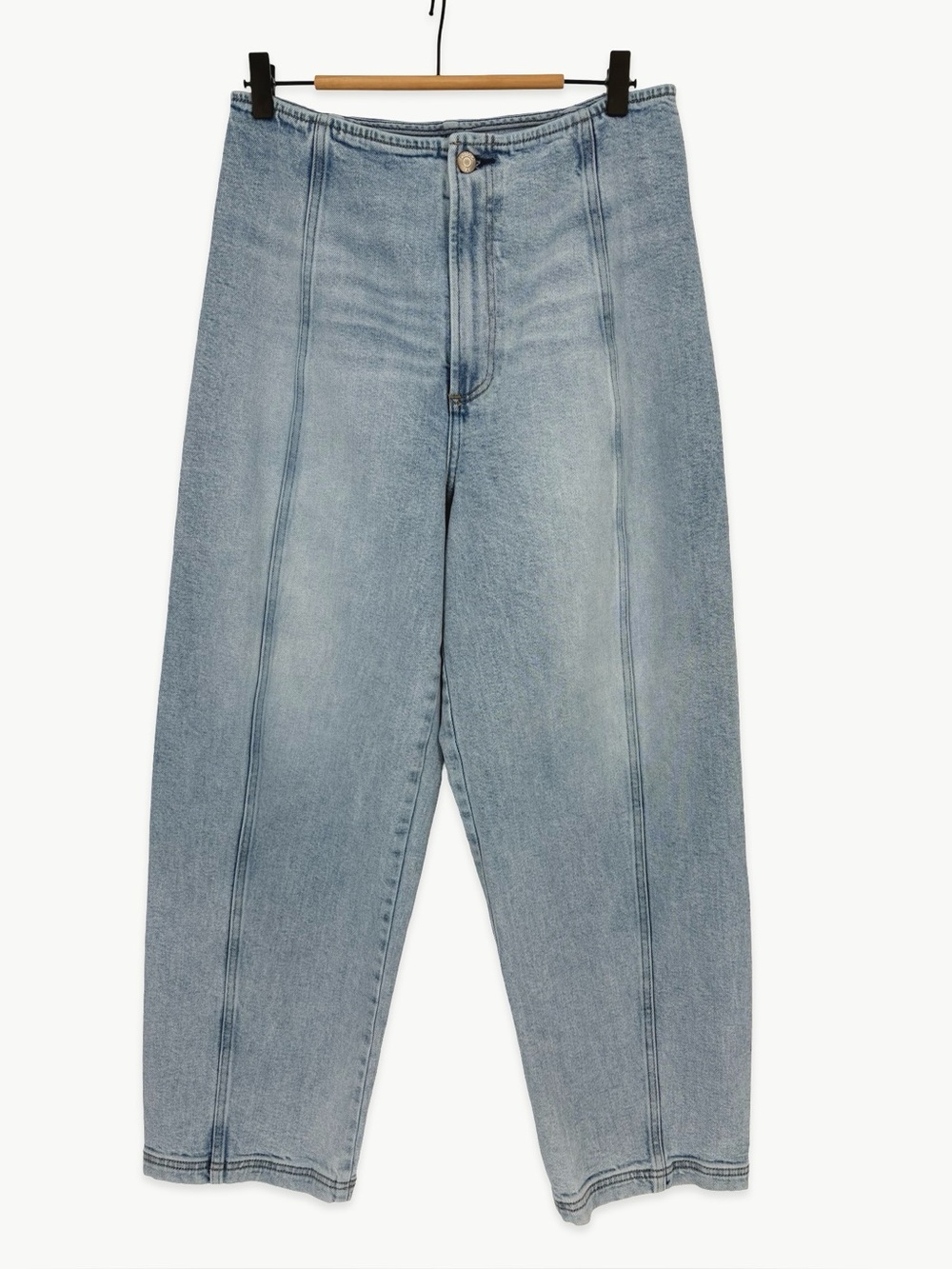 Pistola Blair Bandless High Waist Crop Barrel Jeans 29 - Picture 2 of 11